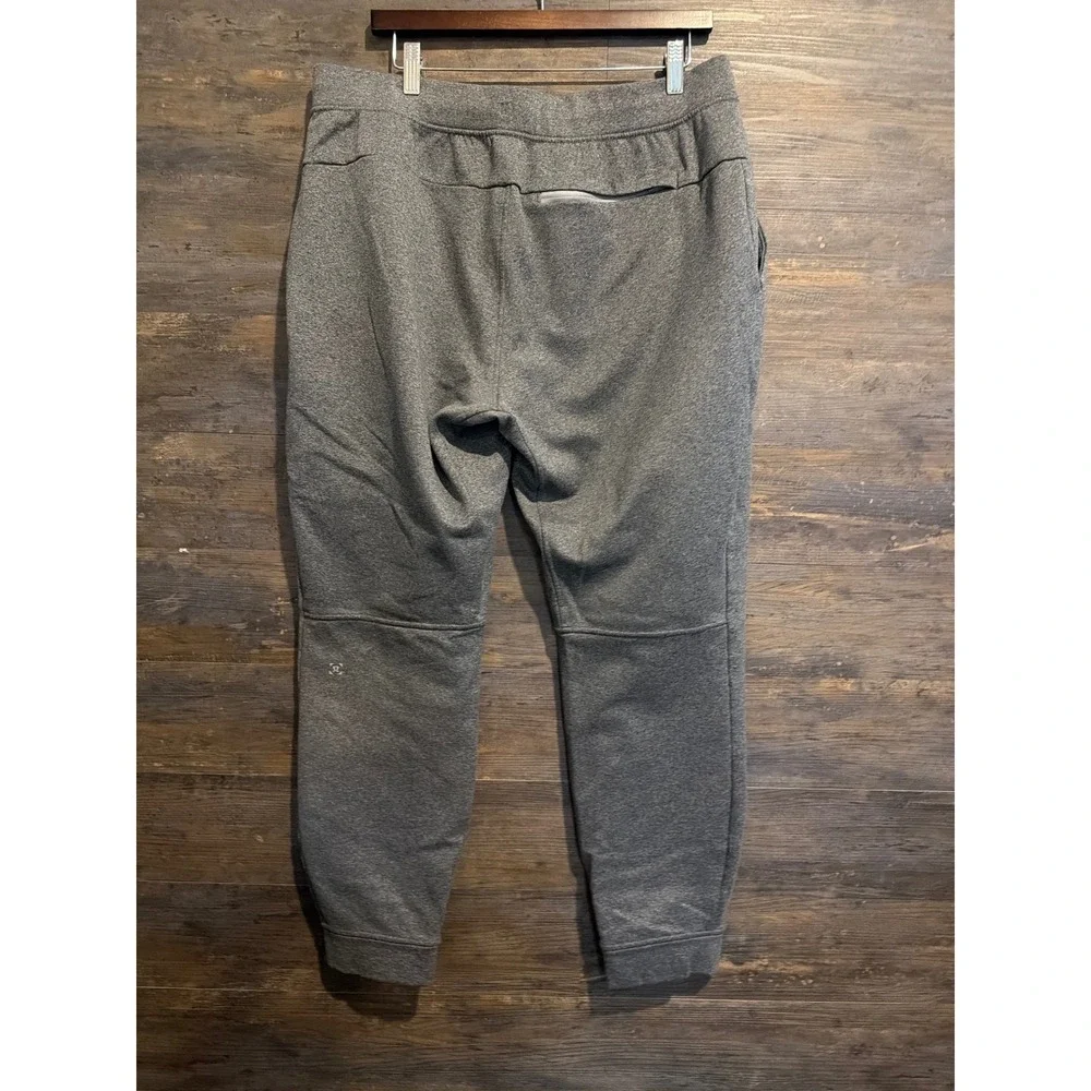 Lululemon City Sweat Jogger Heathered Grey Wool Blend Tech Fleece Pants Mens XL